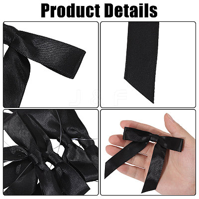 Bowknot Polyester Hanging Streamer DIY-WH0349-504B-1
