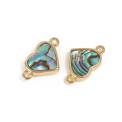 Natural Abalone Shell/Paua Shell Links connectors KK-L196-08C-1