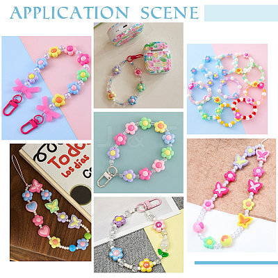 1Bag Opaque Acrylic Beads MACR-WR0001-06-1