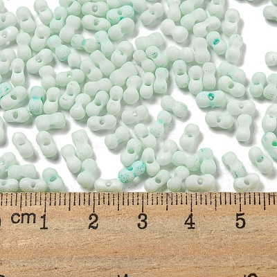 Macaron Color Opaque Frosted Glass Seed Beads SEED-K009-12B-07-1