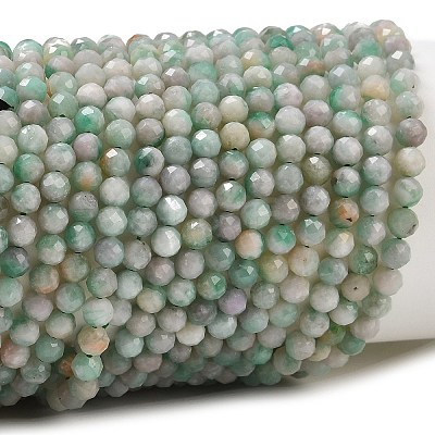 Natural Emerald Beads Strands G-A026-A01-3mm-01-1