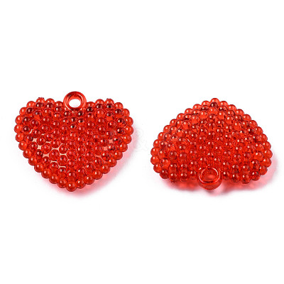 Transparent Acrylic Pendants MACR-N013-068-1