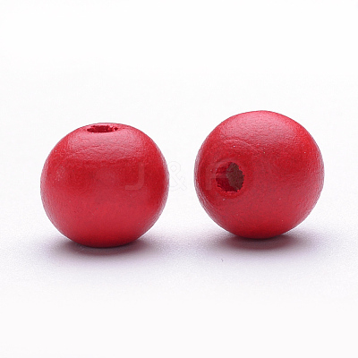 Natural Maple Wood Beads TB20mmY-1