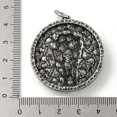 316 Surgical Stainless Steel Pendants STAS-Z073-74AS-03-1