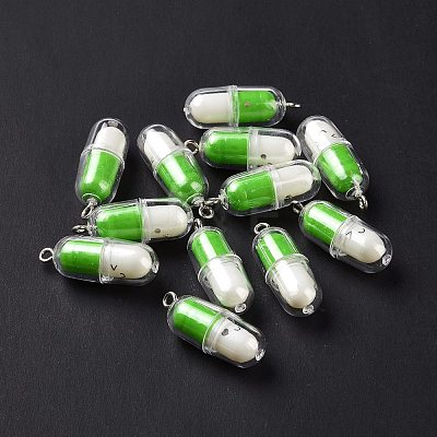 Translucent Plastic Pendants LS-X-KY-L006-29D-1