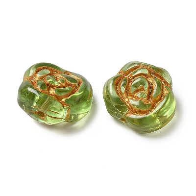Transparent Lampwork Beads LAMP-P065-01A-08-1
