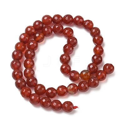Dyed & Heated Natural Agate Beads Strands G-P539-D01-09-1