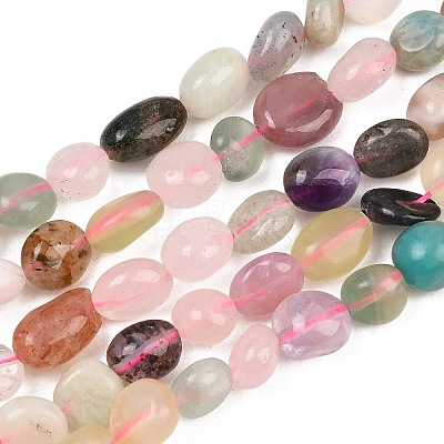 Natural Mixed Stone Beads Strands G-G464-A03-02-1