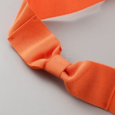 Women's Faux Suede Bowknot Stretchable Hat Band AJEW-WH0696-082S-1