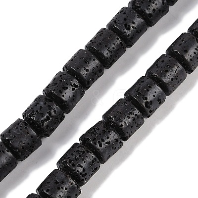 Natural Lava Rock Beads Strands G-A234-E02-02-1