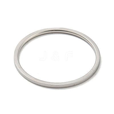 Non-Tarnish 304 Stainless Steel Simple Plain Band Finger Ring for Women Men RJEW-F152-05P-A-1