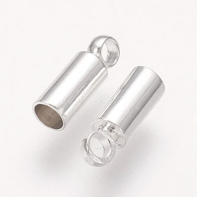 Brass Cord Ends KK-H731-S-NF-1