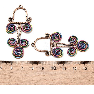 Tibetan Style Alloy Big Pendants AL-CBA606A-06-1