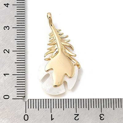 Brass Micro Pave Cubic Zirconia Pendants KK-U061-01G-1
