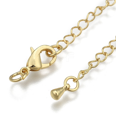 Long-Lasting Plated Brass Chain Extender LS-KK-F711-09G-1