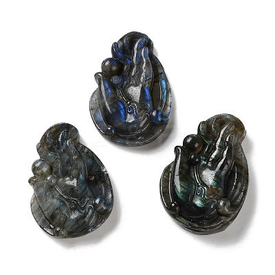 Natural Labradorite Cabochons G-I368-B04-1