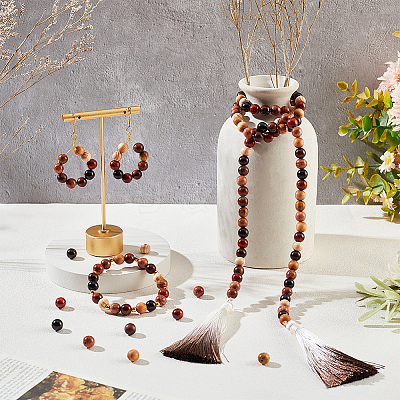 Natural Wood Beads Sets WOOD-PH0002-51-1