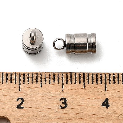 201 Stainless Steel Cord Ends LS-STAS-S167-01D-P-1