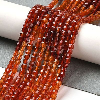 Natural Carnelian Beads Strands G-Q002-C01-02-1