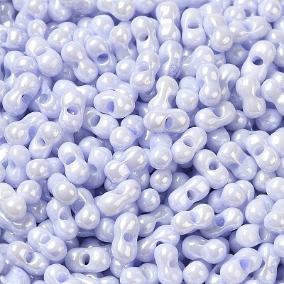 Opaque Colours Luster Glass Seed Beads SEED-B001-01A-11-1