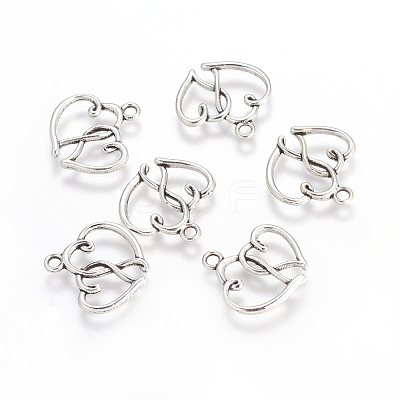Tibetan Style Alloy Pendants X-TIBEP-21057-AS-RS-1