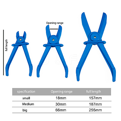Plastic Tubing Clamp Set KY-OC0001-03-1