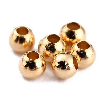 Brass Spacer Beads KK-O133-010A-G-1