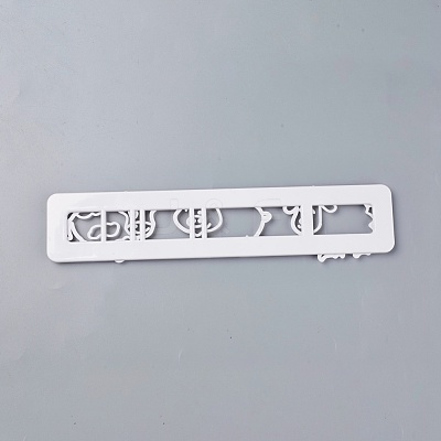 Food Grade Plastic Cookie Cutters DIY-L020-20-1