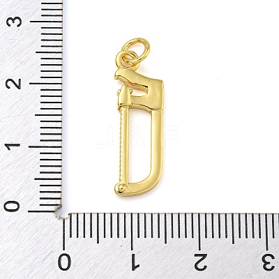 Rack Plating Brass Pendants KK-Z063-30E-G-1