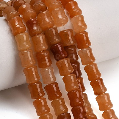 Natural Red Aventurine Beads Strands GG-CBA792A-E01-8x9mm-1