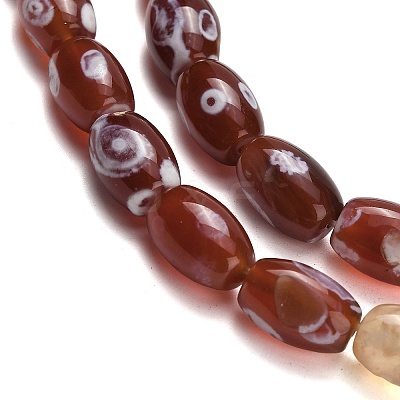 Natural Agate Beads Strands G-F811-B01-01-1