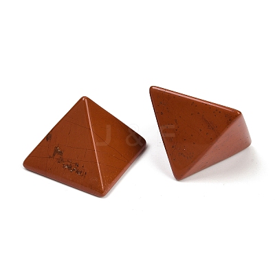 Natural Red Agate Orgonite Pyramid Display Decorations G-C186-07D-1