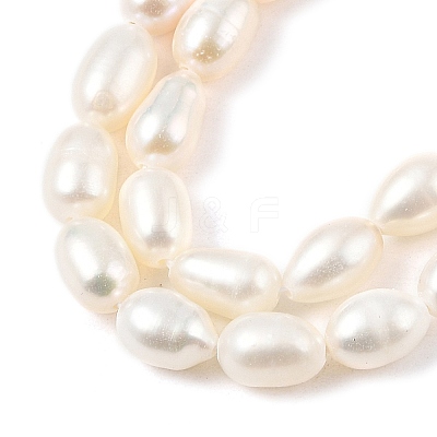 Natural Cultured Freshwater Pearl Beads Strands PEAR-I007-01B-01B-1