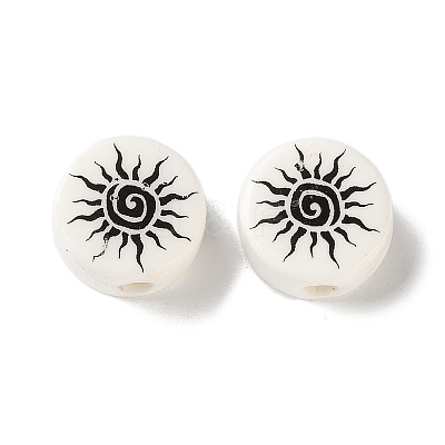 Printed Handmade Porcelain Beads PR-CBA3F2D-05C-1