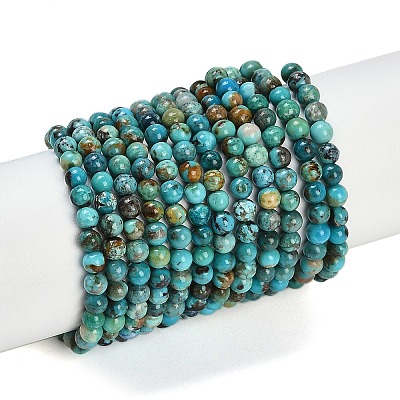 Natural HuBei Turquoise Beads Strands G-M411-A02-01-1