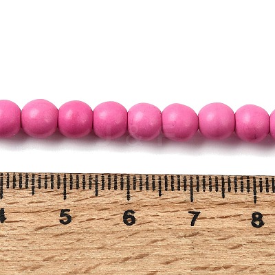 Synthetic Turquoise Beads Strands TURQ-G106-6mm-02K-1