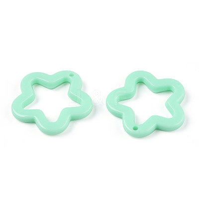Opaque Acrylic Pendants MACR-M042-02I-1