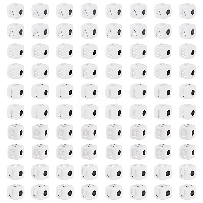 150Pcs 5 Styles Opaque Acrylic Beads SACR-TA0001-73-1