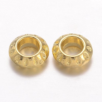 Tibetan Style Alloy European Beads TIBEB-EAA386Y-G-FF-1