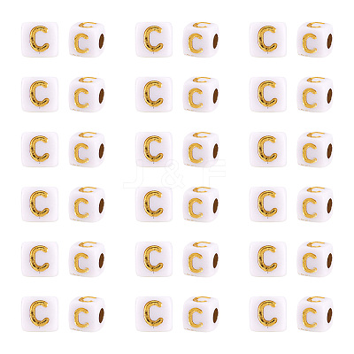 Opaque Acrylic Beads MACR-TAG0001-07C-1