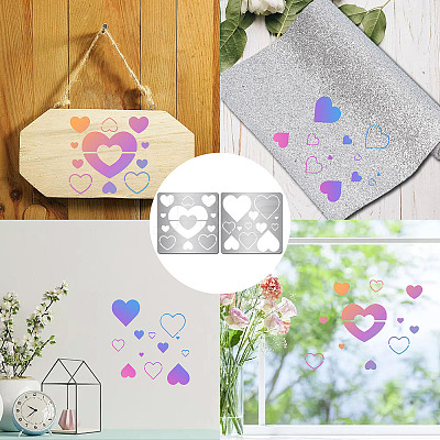 Valentine's Day Stainless Steel Metal Cutting Dies Stencils DIY-WH0518-001-1