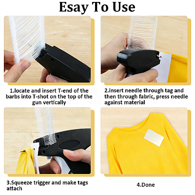 1Bag PP Garment Clothing Price Tag Label Standard Tagging Barbs KY-CP0001-38A-1