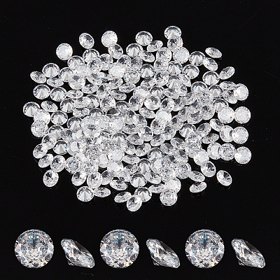 Cubic Zirconia Cabochons ZIRC-FG0001-09B-1