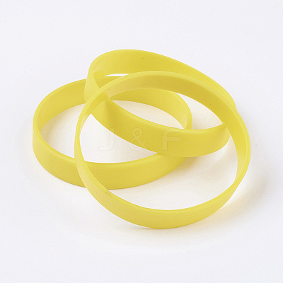 Silicone Wristbands Bracelets LS-BJEW-J176-180-19-1