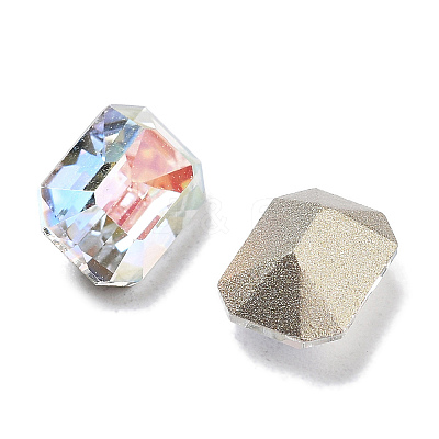 K9 Glass Rhinestone Cabochons GLAA-H034-07C-001LA-1