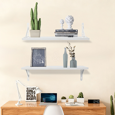 Rectangle MDF Wall Hanger Holders AJEW-WH0709-124-1