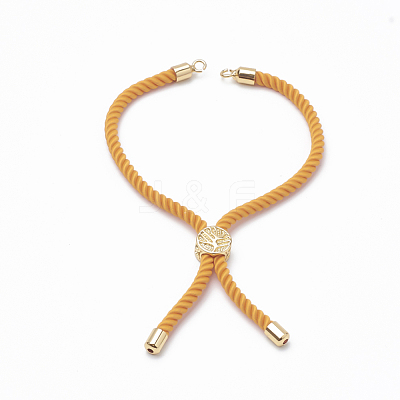 Nylon Twisted Cord Bracelet Making MAK-T003-13G-1