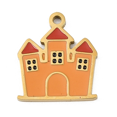 304 Stainless Steel Enamel Charms LS-FIND-I068-02G-01-1