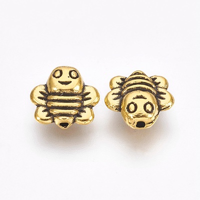 Zinc Alloy Beads PALLOY-ZN29435-AG-FF-1