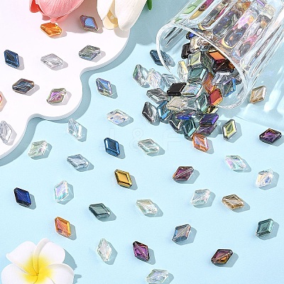 170Pcs 17 Colors Electroplate Glass Beads EGLA-YW0005-59-1